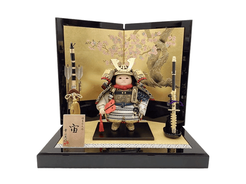 幸一光作　鎧着大将 宙